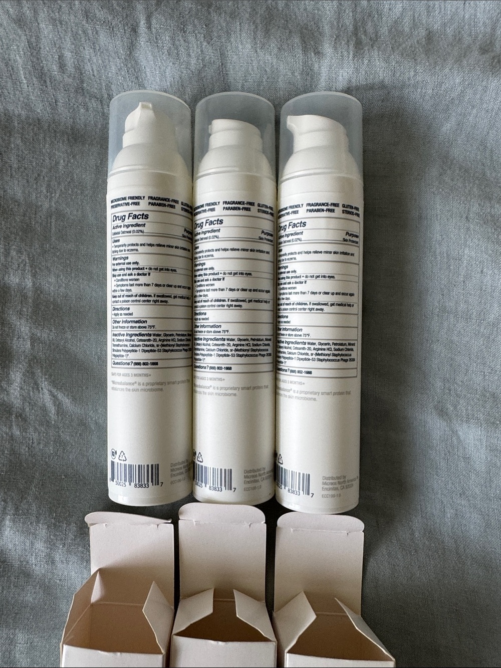 3 Brand New Bottles! Gladskin Eczemact Eczema Cream 3.38 oz each - Picture 7 of 9